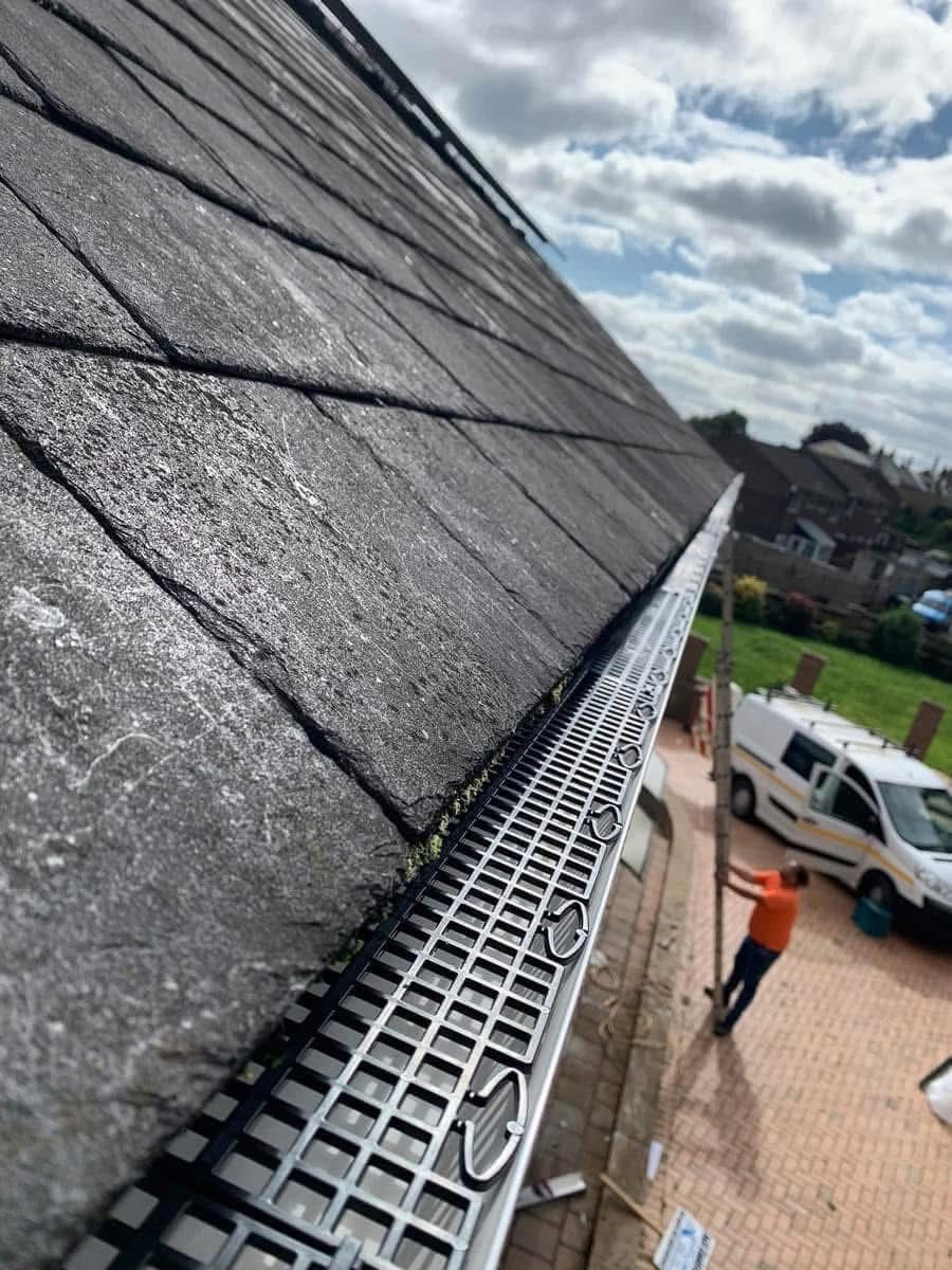Gutter installation project in Truro