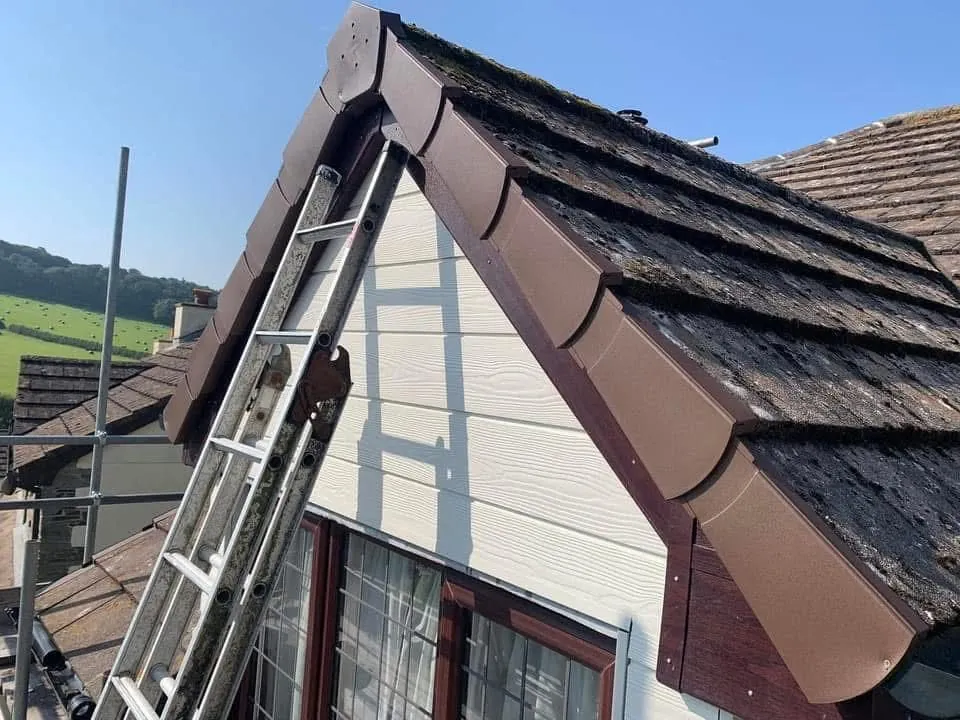 New fascias, bargeboards and guttering in Truro