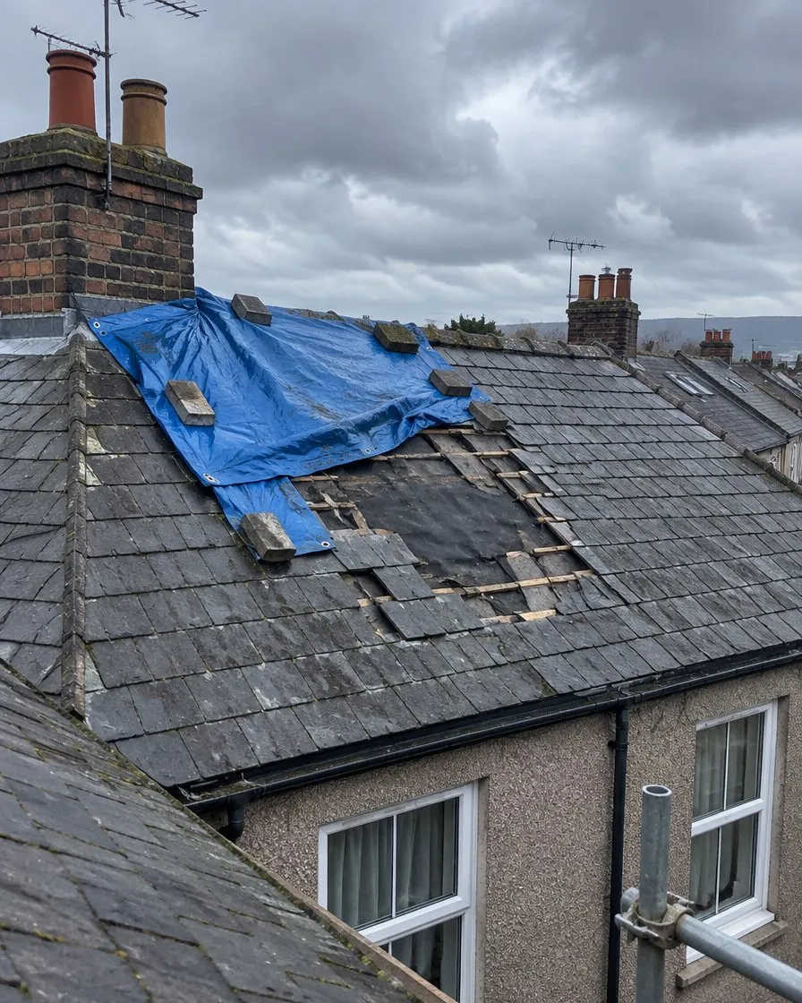 Storm damage and insurance work in Truro